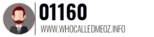 Telephone number 01160 01160