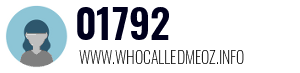 Telephone number 01792 01792