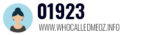 Telephone number 01923 01923