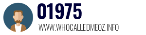 Telephone number 01975 01975