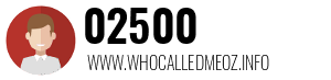 Telephone number 02500 02500