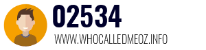 Telephone number 02534 02534