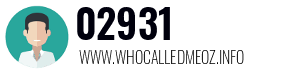 Telephone number 02931 02931