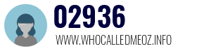 Telephone number 02936 02936
