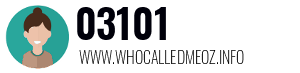 Telephone number 03101 03101