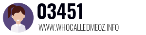 Telephone number 03451 03451