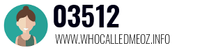 Telephone number 03512 03512