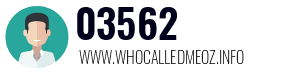 Telephone number 03562 03562