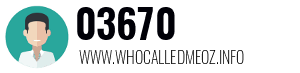 Telephone number 03670 03670