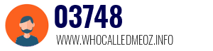 Telephone number 03748 03748