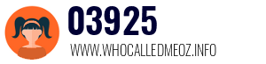 Telephone number 03925 03925