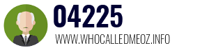 Telephone number 04225 04225