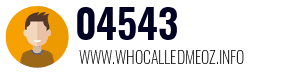 Telephone number 04543 04543