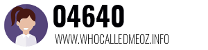 Telephone number 04640 04640