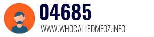 Telephone number 04685 04685