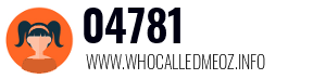 Telephone number 04781 04781