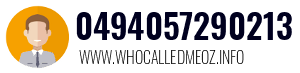 Telephone number 0494057290213 0494057290213