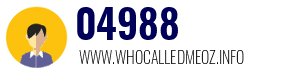 Telephone number 04988 04988