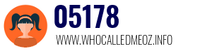Telephone number 05178 05178