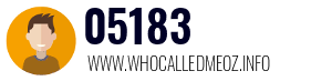 Telephone number 05183 05183