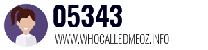 Telephone number 05343 05343