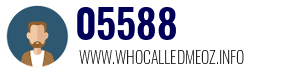 Telephone number 05588 05588