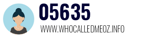 Telephone number 05635 05635