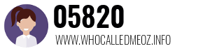 Telephone number 05820 05820