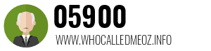 Telephone number 05900 05900