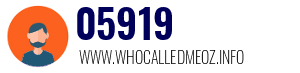 Telephone number 05919 05919