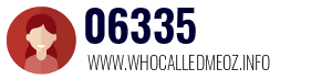 Telephone number 06335 06335