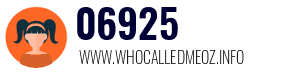 Telephone number 06925 06925