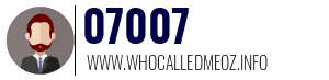 Telephone number 07007 07007