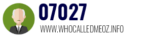 Telephone number 07027 07027