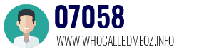 Telephone number 07058 07058