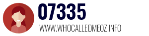 Telephone number 07335 07335