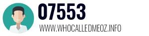 Telephone number 07553 07553