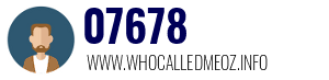 Telephone number 07678 07678