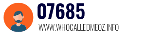 Telephone number 07685 07685