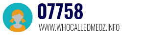 Telephone number 07758 07758