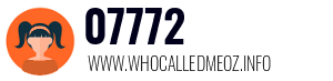 Telephone number 07772 07772