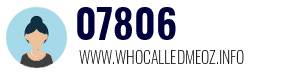 Telephone number 07806 07806