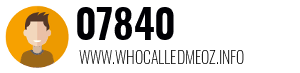 Telephone number 07840 07840