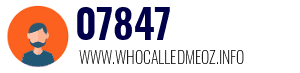 Telephone number 07847 07847