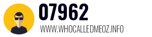 Telephone number 07962 07962