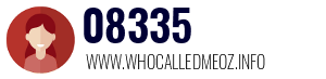 Telephone number 08335 08335