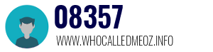 Telephone number 08357 08357