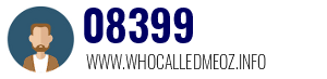 Telephone number 08399 08399
