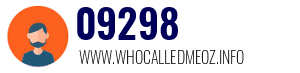 Telephone number 09298 09298