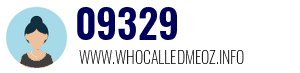 Telephone number 09329 09329